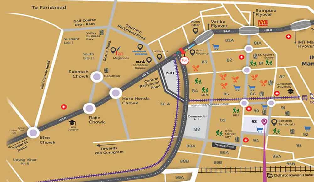 Birla Navya Location Map